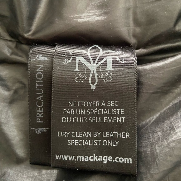 Mackage black winter coat with fur hood - Picture 4 of 15